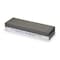 Norton Abrasives Combination Grit Benchstone, 6 in W, 2 in L, 1 in H, Aluminum Oxide/Soft Arkansas, Brown, Gray 61463685700 - alternate 1