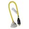 Power First STOW Extension Cord Adapter, 12 AWG, Outdoor, 12/3, 3 Outlets, 5-15R, Yellow, PVC, L5-20P, 2 ft 4GAA3 - alternate 1
