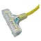 Power First STOW Extension Cord Adapter, 12 AWG, Outdoor, 12/3, 3 Outlets, 5-15R, Yellow, PVC, L5-20P, 2 ft 4GAA3 - alternate 2
