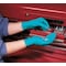 Ansell TouchNTuff 92-500, Disposable Gloves, 5.00 to 5.99 mil Palm, Nitrile, Powdered, L, 100 PK, Green 92-500 - alternate 4