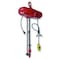Dayton Electric Chain Hoist, 500 lb, 10 ft, Hook Mounted - No Trolley, 115V AC, Red 4GU71 - alternate 4