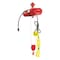 Dayton Electric Wire Rope Hoist, 500 lb, 10 ft, Hook Mounted - No Trolley, 115V AC, Red 4GU72 - alternate 1