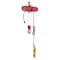 Dayton Electric Wire Rope Hoist, 500 lb, 10 ft, Hook Mounted - No Trolley, 115V AC, Red 4GU72 - alternate 3