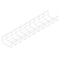 Cablofil Wire Mesh Cable Tray, 76 lb Capacity, Steel, Zinc Plated CF105/200EZ - alternate 1