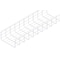 Cablofil Wire Mesh Cable Tray, 155 lb Capacity, Steel, Zinc Plated CF150/300EZ - alternate 1