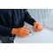 Ansell N48, Disposable Gloves, 5.00 to 5.99 mil Palm, Nitrile, Powder-Free, M (8), 100 PK, Orange N482 - alternate 7