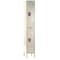 Hallowell Wardrobe Locker, 12 in W, 12 in D, 78 in H, (1) Wide, (2) Tier, Marine Blue U1228-2MB - alternate 3