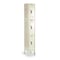 Hallowell Wardrobe Locker, 12 in W, 18 in D, 78 in H, (1) Wide, (3) Tier, Tan U1288-3G-A-PT - alternate 1