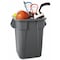 Rubbermaid Commercial BRUTE 40 gal Square Heavy Duty Plastic Can, Gray, None, Plastic, 23 1/2 in FG353600GRAY - alternate 3