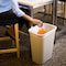 Rubbermaid Commercial Deskside 10 gal Rectangular Indoor Plastic Can, Beige, None, Plastic, 11 in FG295700BEIG - alternate 5