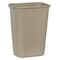 Rubbermaid Commercial Deskside 10 gal Rectangular Indoor Plastic Can, Beige, None, Plastic, 11 in FG295700BEIG - alternate 1