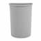 Rubbermaid Commercial Untouchable(R) 21 gal Half-Round Indoor Plastic Can, Gray, None, Plastic, Not Applicable FG352000GRAY - alternate 2