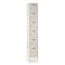 Hallowell Box Locker, 12 in W, 18 in D, 78 in H, (1) Wide, (6) Tier, Tan U1288-6PT - alternate 1