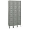 Hallowell Box Locker, 36 in W, 18 in D, 78 in H, (3) Wide, (6) Tier, Dark Gray U3288-6A-HG - alternate 1