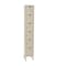 Hallowell Box Locker, 12 in W, 12 in D, 78 in H, (1) Wide, (6) Tier, Tan U1228-6G-A-PT - alternate 1