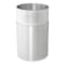 Rubbermaid Commercial Atrium(R) 35 gal Round Indoor Metal Can, Satin Aluminum, None, Aluminum, Not Applicable FGAOT35SA - alternate 2