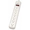 Tripp Lite Outlet Strip, Surge, 7 5-15R, 5-15P, 25 ft., Light Gray TLP725 - alternate 1