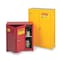 Eagle Mfg Hazardous Material Storage Cabinet, 45 gal, 2 Shelves, Steel, 43 in W x 65 in H x 18 in D, Yellow 1945X - alternate 5