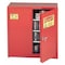Eagle Mfg Hazardous Material Storage Cabinet, 60 gal, 5 Shelves, Steel, 43 in W x 65 in H x 18 in D, Yellow YPI45X - alternate 3