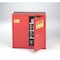 Eagle Mfg Hazardous Material Storage Cabinet, 60 gal, 5 Shelves, Steel, 43 in W x 65 in H x 18 in D, Yellow YPI45X - alternate 2