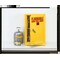 Eagle Mfg Hazardous Material Storage Cabinet, 16 gal, 1 Shelves, Steel, 23 1/4 in W x 44 in H x 18 in D, Red 1906XRED - alternate 3
