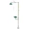 Haws Shower with Eyewash, Floor Mount, Galvanized Steel Pipe, 93 1/4 in H, Plastic Bowl, Green/Yellow 8320-8325 - alternate 5