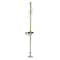 Haws Shower with Eyewash, Floor Mount, Galvanized Steel Pipe, 93 1/4 in H, Plastic Bowl, Green/Yellow 8320-8325 - alternate 3