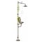 Haws Shower with Eyewash, Floor Mount, Stainless Steel Pipe, 95 1/4 in H, Stainless Steel Bowl 8330 - alternate 5