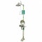 Haws Shower with Eyewash, Floor Mount, Plastic Pipe, 95 1/2 in H, Plastic Bowl, Green 8336 - alternate 4
