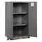 Justrite Flammable Safety Storage Cabinet, 60 gal, 2 Shelves, Steel, 34 in W x 65 in H x 34 in D, Gray 896003 - alternate 1