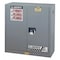 Justrite Flammable Safety Storage Cabinet, 30 gal, 1 Shelves, Steel, 43 in W x 44 in H x 18 in D, Gray 893003 - alternate 1