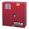 Justrite Hazardous Material Storage Cabinet, 30 gal, 1 Shelves, Steel, 43 in W x 44 in H x 18 in D, Red 893001 - alternate 1