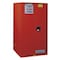 Justrite Hazardous Material Storage Cabinet, 60 gal, 2 Shelves, Steel, 34 in W x 65 in H x 34 in D, Red 896021 - alternate 12