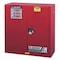 Justrite Hazardous Material Storage Cabinet, 30 gal, 1 Shelves, Steel, 43 in W x 44 in H x 18 in D, Red 893021 - alternate 1