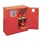 Justrite Hazardous Material Storage Cabinet, 30 gal, 1 Shelves, Steel, 43 in W x 44 in H x 18 in D, Red 893021 - alternate 12