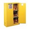Justrite Flammables Safety Cabinet, Sure-Grip, Steel, 45 Gallon, 2 Shelves, 2 Doors, Self-Closing, Red 894521 - alternate 4