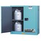 Justrite Corrosives Safety Cabinet, 30 gal, 1 Shelves, Steel, 43 in W x 44 in H x 18 in D, Blue 8930022 - alternate 1