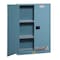 Justrite Hazardous Material Storage Cabinet, 45 gal, 2 Shelves, Steel, 43 in W x 65 in H x 18 in D, Blue 894502 - alternate 1