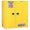 Justrite Hazardous Material Storage Cabinet, 115 gal, 3 Shelves, Steel, 59 in W x 65 in H x 34 in D, Yellow 899270 - alternate 1