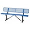 Zoro Select Outdoor Bench, 72 in. L, 24 in. W, Blue 4HUT2 - alternate 1
