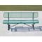 Zoro Select Outdoor Bench, 72 in. L, 24 in. W, Blue 4HUT2 - alternate 2