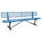 Zoro Select Outdoor Bench, 96 in., 24 in. W, Blu, Prtbl 4HUT4 - alternate 1