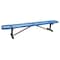Zoro Select Outdoor Bench, 96 in. L, 16-3/8 in. H, BLU 4HUU8 - alternate 1