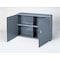 Durham Mfg Cabinet Base for Durham 12 in Cabinets, Steel, Gray, 33-3/4 in W x 5-3/4 in H x 12-1/4 in D 364-95-5.75/LEG - alternate 2