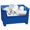Akro-Mils Stacking Bin, 15-1/4 in L x 19-7/8 in W x 12-1/2 in H, Blue, 75 lb Load Capacity 13017BLUE - alternate 6