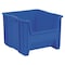 Akro-Mils Stacking Bin, 17-1/2 in L x 16-1/2 in W x 12-1/2 in H, Blue, 75 lb Load Capacity 13018BLUE - alternate 1
