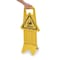 Rubbermaid Commercial Floor Safety Sign, Caution, Eng/Sp/Fr, 25 in H, 13 in W, Polypropylene, Rectangle, FG9S0900YEL FG9S0900YEL - alternate 3