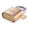 Master Lock Combination Padlock, Bottom, Brass 176 - alternate 3