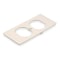 Legrand Duplex Receptacle Cover, Ivory 5507D - alternate 1