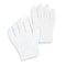 Zoro Select Reversible Inspection Gloves, Cotton, 8 in Length, Medium, White, Size S , 12 PK 4JD01 - alternate 1